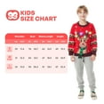 thumbnail image 6 of Joyfy Light up Ugly Christmas Sweater for Kids,Funny LED Reindeer Christmas Sweater for Girls Boys,Holiday Sweater, 6 of 9