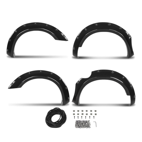 Paintable Pop-Out Bolt Fender Flares Fit For 2006-20 Nissan Frontier 5' Bed Only