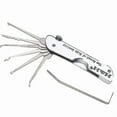 thumbnail image 1 of Set Foldable 7 In 1 Less Steel Pick Set With Wrench Kit(silver), 1 of 4