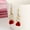 #3 Rose spiral, variant on Fashion Red Earrings Flower Crystal Bead Hoop Drop Dangle Wedding Party Jewelry-#2 daisy