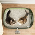 thumbnail image 3 of Cat Litter Box Kitty Sandbox cat bathroom Semi Closed Cleaning Basin Supplies Pet Toilet Kitten Tray Bedpan Accessories Supplies, 3 of 10