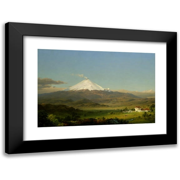 Frederic Edwin Church 14x11 Black Modern Framed Museum Art Print Titled - Cotopaxi