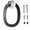 Black0, variant on WNFJR 6 Inches House Numbers for Outside Modern House Address Numbers Metal Floating Home Address Sign for Outdoor from 0-9