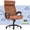 Cognac Brown, variant on Serta Comfort Executive Big & Tall Office Chair, Ergonomic High-Back Computer Chair, Bonded Leather, Black