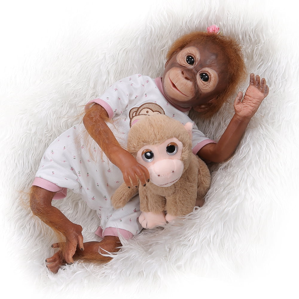real baby monkey doll