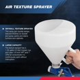 thumbnail image 2 of HILTEX 31229 Air Texture Gun with 1.32 Gallon Hopper, 3 Nozzles: 4.0mm, 6.0mm, 8.0mm, Drywall Texture Sprayer for Stucco Mud or Popcorn on Walls and Ceiling, Knockdown, Spray Gun with Handle, 2 of 5