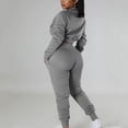 thumbnail image 6 of Scyoekwg Two Piece Sets for Women 2025 Fall Outfits Sweatsuit Short Long Sleeve Sweatshirt Jogger Sweatpant Fashion Matching Outfits Casual Two Piece Set Lounge Set (Gray,XXL), 6 of 6