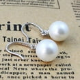 thumbnail image 4 of QIQUWOHUL Pearl Silver Plated Earrings Earrings, 4 of 4
