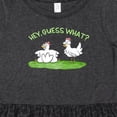 thumbnail image 4 of Inktastic Hey, Guess What? Chicken Butt Girls Toddler Dress, 4 of 5
