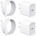 thumbnail image 1 of Cargador de pared Romitaz USB C de 20 W para iPhone con cable, 1 of 8
