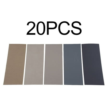 RANMEI Silicon Carbide Sheets Of Sandpaper 1000/2000/3000/5000/7000 Grit 23 X 9 X 0.1Cm Kit Dry Wet Sandpaper Kraft Paper New