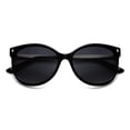 thumbnail image 4 of Lentes de Sol Redondos Polarizados SOJOS para Mujeres y Hombres, Sobredimensionados, Protecci f3n UV, Negro/Gris, 4 of 6
