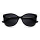 thumbnail image 4 of Lentes de Sol Redondos Polarizados SOJOS para Mujeres y Hombres, Sobredimensionados, Protecci f3n UV, Negro/Gris, 4 of 6