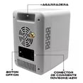 thumbnail image 4 of Mini Refrigerador Virtual Zone Nevera Frigobar Portatil Blanco, 4 of 6