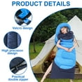 thumbnail image 6 of TOPCHANCES Sleeping Bag, 3 Season Waterproof Sleeping Bag Lightweight Compact Camping Gear for Adults Outdoor Camping Traveling, fits -4°F ~ 68°F, 4.9LBS (Blue), 6 of 11