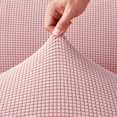 thumbnail image 5 of nipocaio Sofa cover without armrests Stretch sofa cover dark pink, 5 of 5
