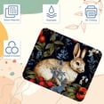 thumbnail image 3 of FeBohao Funny Mouse Pad Mat for Wireless Jiaji Cloth Portable Non Scratch Soft Custom Small Retro Office Decor Adults Chic Aesthetic Trendy Haves Kids Organizers Rabbits, 3 of 6