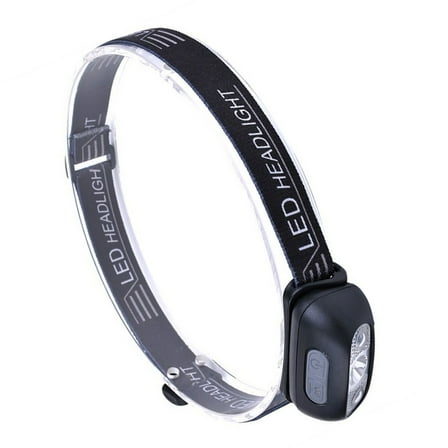 Outdoor LED Headlamp IPX5 Water Resistant, 400mAh Battery for Night Running and Climbing