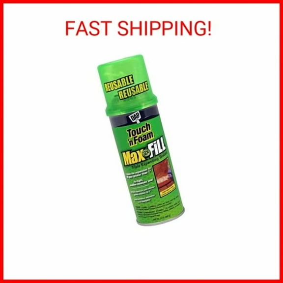 Dap 7565000043 Touch 'N Foam 4001031212 Maxfill Maximum Expanding Sealant, 12Oz,