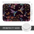 thumbnail image 2 of Rateoe Humming Bird Pattern Flannel Door Mat Indoor Outdoor Entrance, Waterproof All-Weather Doormat,Fade Resistant, Low Profile Entryway Mat 16x24in, 2 of 7