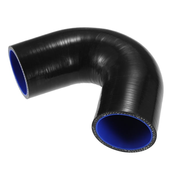 Codo de 135 grados manguera tubo curva Turbo agua Intercooler Unique Bargains Silicona Negro 54 mm 2,13'
