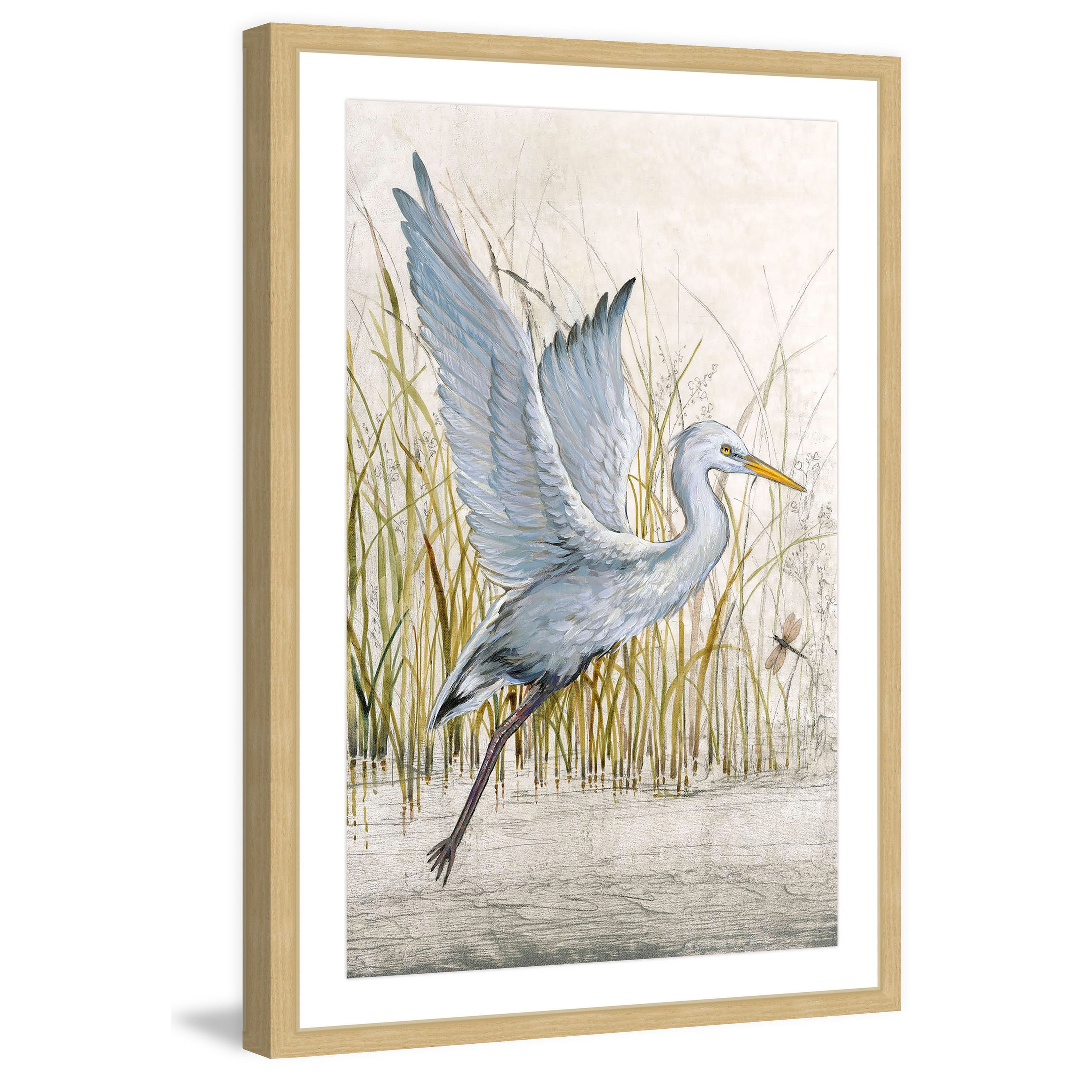 Marmont Hill "Heron Sanctuary I" Framed Painting Print