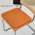 thumbnail image 5 of Meetleisure Upholstered Dining Chair with Wicker Backrest and Chrome Metal Base for Kitchen,Orange, 5 of 7