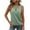 Green, variant on Timegard Womens Tank Tops Eyelet Keyhole Neck Solid Color Dressy Casual Comfy Sleeveless Tee Summer