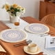 thumbnail image 4 of 4 tapetes antideslizantes resistentes al calor, manteles individuales tejidos redondos, decoración de mesa de cocina, comedor, boda, granja., 4 of 6