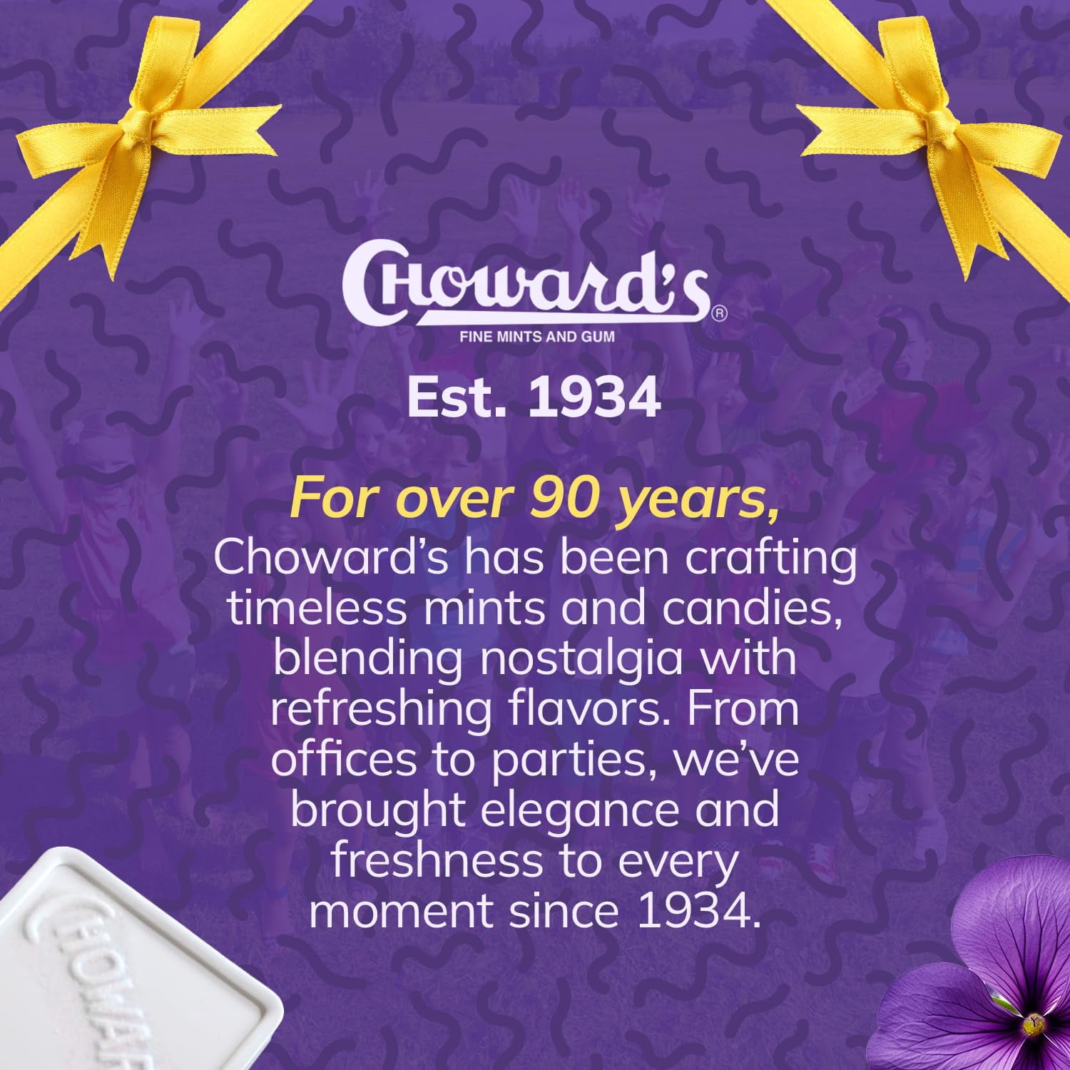 Choward's Violet Mints (Pack of 24)