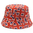 thumbnail image 4 of Sombrero De Union Jack Sombrero De Cubo Reversible Unisex Decoración De Jubileo De La Reina Británica Sombrero De Sol De Pesca Al Aire Libre Sombrero De Playa De Verano ANGGREK Juguetes, 4 of 8