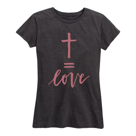 Solid Light - God Equals Love - Women's Short Sleeve Graphic T-Shirt