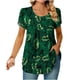 thumbnail image 1 of Blusa de manga corta con cuello redondo, informal, cómoda, a la moda para mujer OAVQHLG3B Store  lin121212, 1 of 3
