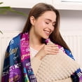 thumbnail image 5 of 55th Birthday Gifts for Women 55th Birthday Gift Ideas 55 Birthday Gifts for Her 55 Year Old Gifts for Women 55th Birthday Decorations Women 55th Bday Gifts Women Throw Blankets 60Lx50W Inch, 5 of 6