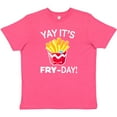 thumbnail image 3 of Inktastic Yay Its Fry Day with Cute French Fries Youth T-Shirt, 3 of 5
