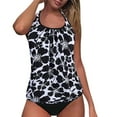 thumbnail image 4 of MesaSe Two Piece Bathing Suits Swimwear Tummy Control High Waisted Swimwear for Women Tankini Sets, 4 of 7