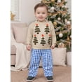 thumbnail image 5 of Miaouyo Infant Baby Boys Girls Christmas Sweater 0 3 6 9 12 18 Months Tree/Santa Hat Embroidery Long Sleeve Crew Neck Chunky Knitwear, 5 of 9