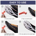 thumbnail image 3 of MYG 2PCS Steel Track & Field Shoe Spike Wrench Running Shoes Studs Removing Geartool, 3 of 9