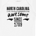 thumbnail image 4 of Inktastic North Carolina Awesome Since 1789 Boys or Girls Baby Bodysuit, 4 of 5