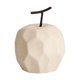 thumbnail image 2 of Escultura de fruta de cerámica de mesa, escultura decorativa creativa, estatua para decoración del hogar manzana beige, 2 of 9