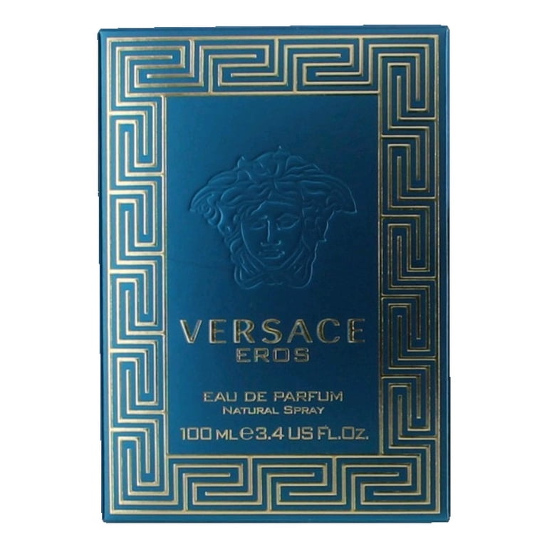 Versace Eros for Men, Eau De Parfum (EDP) Spray, 3.4 oz (100 ml