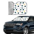 thumbnail image 4 of Bingfone Turtles And Corals Car Windshield Sun Shade Protector Keep Your Vehicle Cool Sun Shield Visor Cover Foldable for Car Truck SUV-Medium, 4 of 8