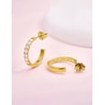 thumbnail image 4 of Limerencia G23 Pure Titanium Hypoallergenic Hoop Earrings for Women Sensitive Ears, 4 of 6