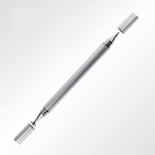 Magnetic Disc Tip Stylus Pen for All Touchscreen Tablets Phones, 2-in-1 Capacitive Pen with Ballpoint Writing Tip