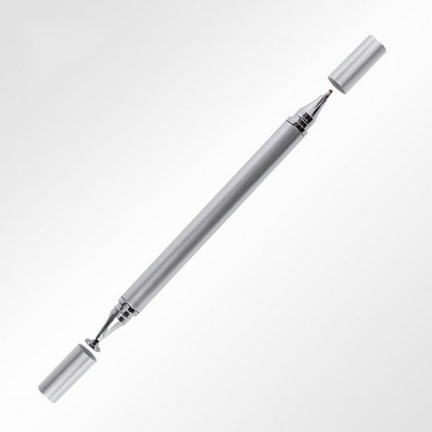 Fiudx Lápiz para Tableta, Punta de Disco y Bolígrafo 2 En 1, Alta Sensibilidad Táctil, Punta Transparente Antirayaduras, Compatibilidad Universal para Tabletas y Teléfonos, Diseño Portátil, 14 Cm de