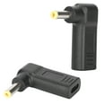 thumbnail image 4 of Adaptador de tipo C a CC, conector hembra a macho, conector PD en ángulo recto de 4,8 x 1,7 mm, dispositivo de carga, 4 of 12