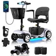 thumbnail image 3 of Arshin 4 Wheels Mobility Scooter with USB Port for Seniors,Electric Folding Wheelchair Device for Travel(Silver), 3 of 18