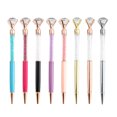 thumbnail image 3 of CSChome Ballpoint Pen Glitter Half Transparent Ballpoint Pen with Replaceable Refill Portable Writing Tool for Students, 3 of 6
