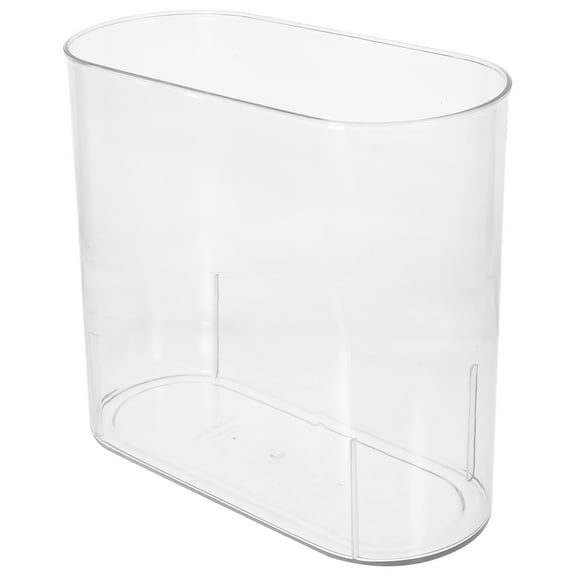 NIAIZEK Small Fish Bowl Clear PET Decorative Aquarium for Garden 1Set