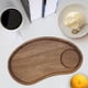 thumbnail image 4 of Bandeja de madera para servir, bandeja de comida, tabla de quesos, bandeja de aperitivos, bandeja de desayuno forma de anacardo, 4 of 9